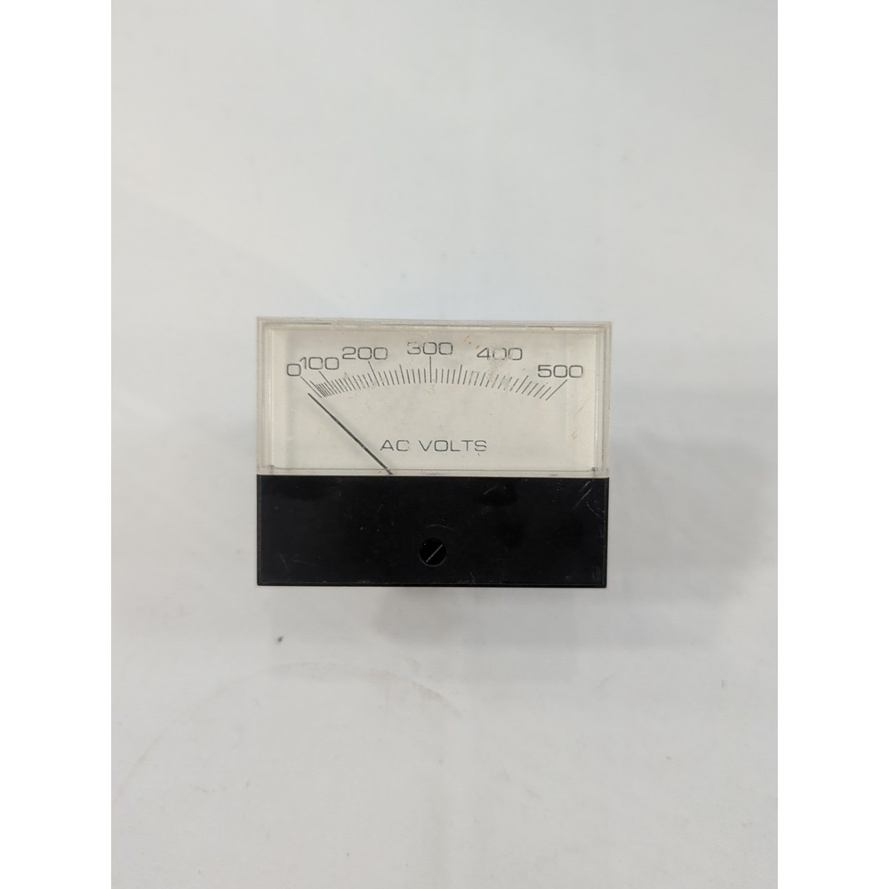 AC Volts Panel Meter, Range 0-500, 800 V Max